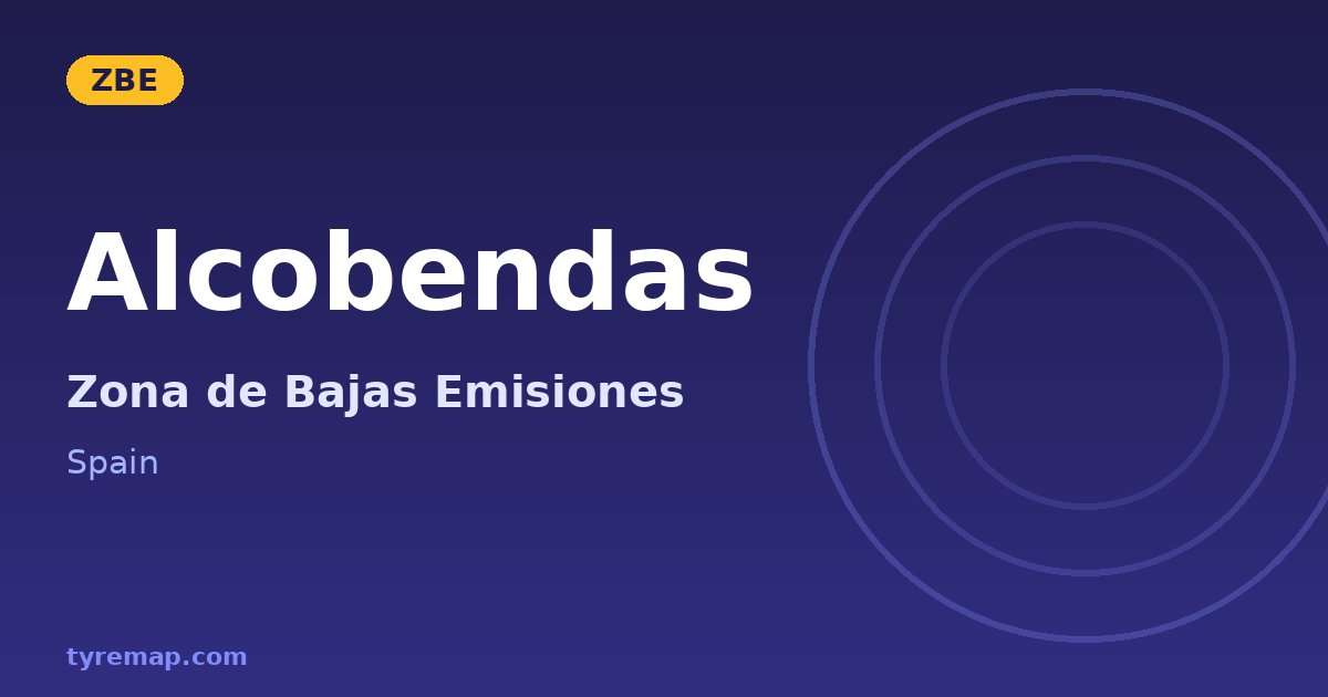Zona de Bajas Emisiones in Alcobendas