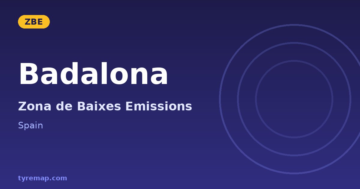 Zona de Baixes Emissions in Badalona