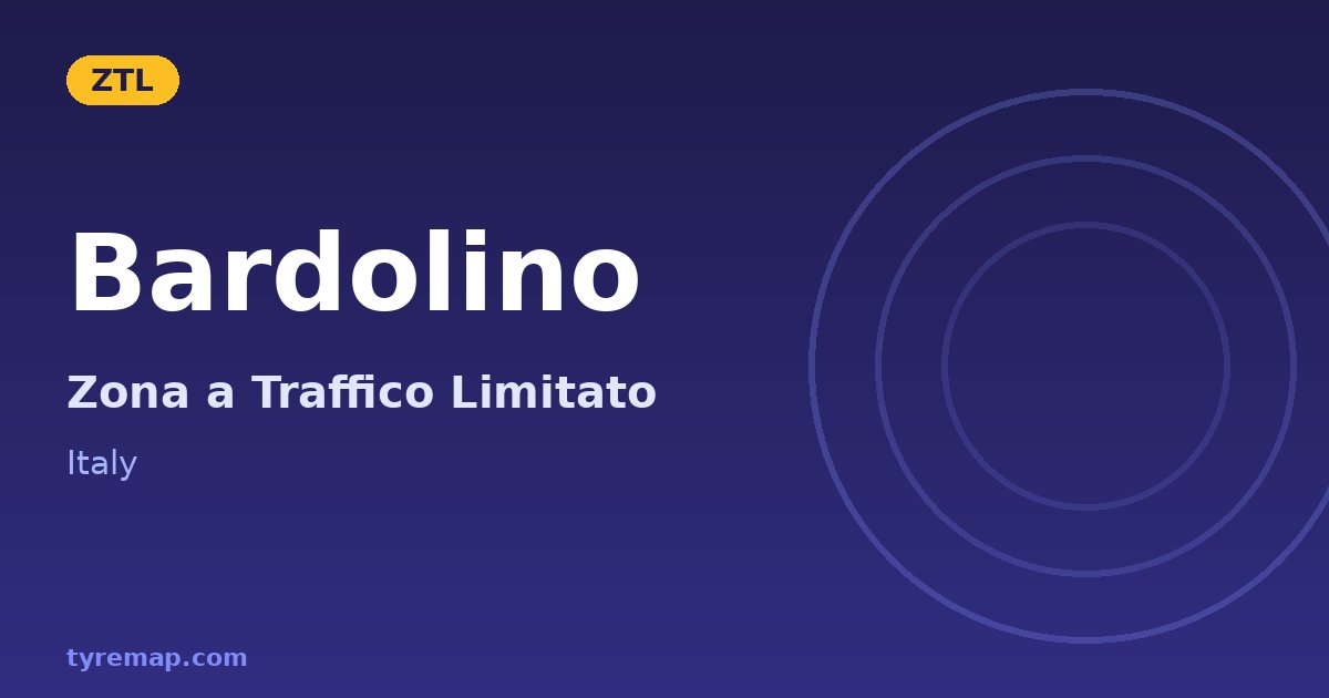 Zona a Traffico Limitato in Bardolino