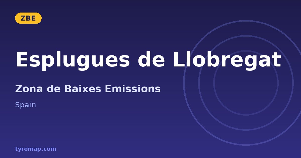 Zona de Baixes Emissions in Esplugues de Llobregat