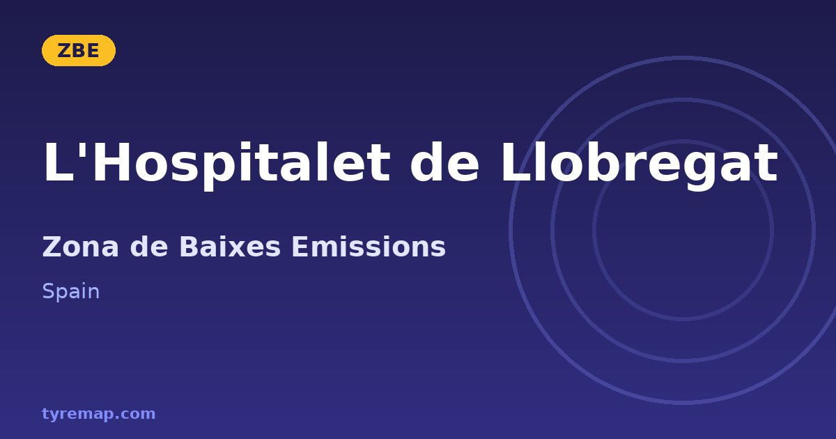 Zona de Baixes Emissions in L'Hospitalet de Llobregat