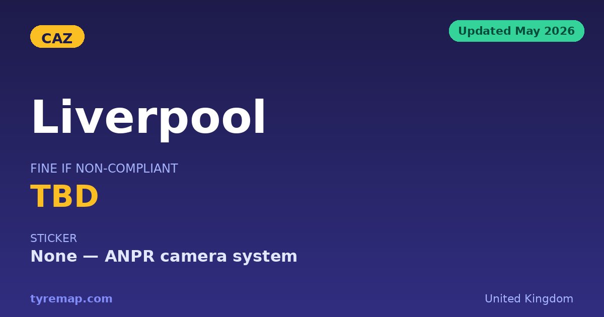 Liverpool CAZ 2026: Cancelled Outright, No Charge Applies key facts visual