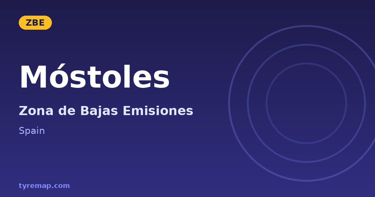 Zona de Bajas Emisiones in Móstoles
