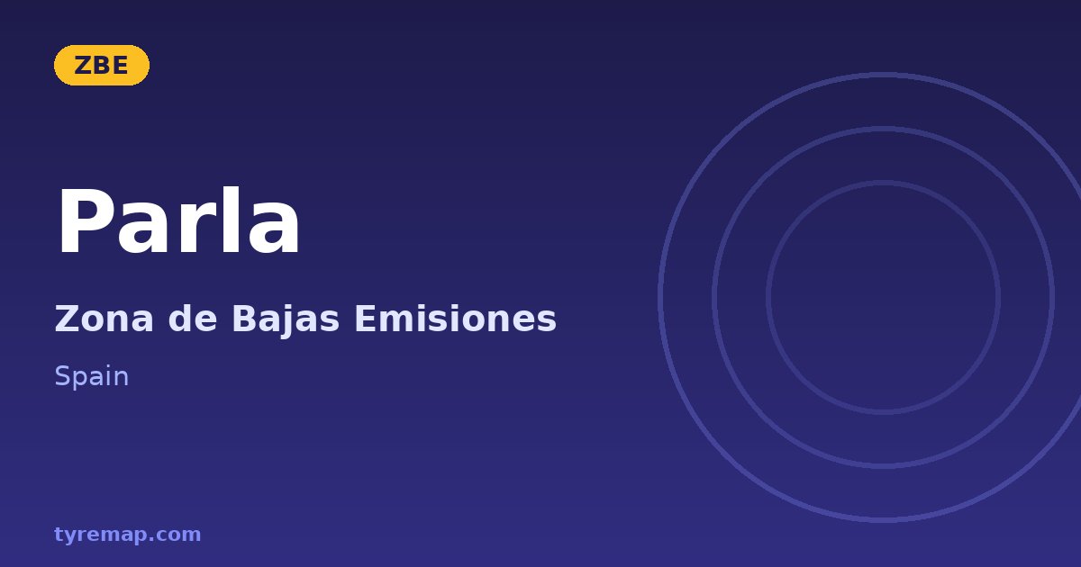 Zona de Bajas Emisiones in Parla