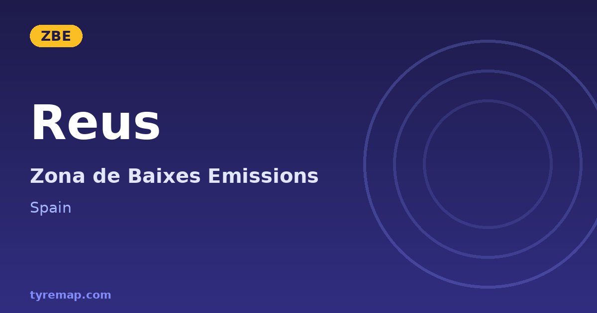 Zona de Baixes Emissions in Reus