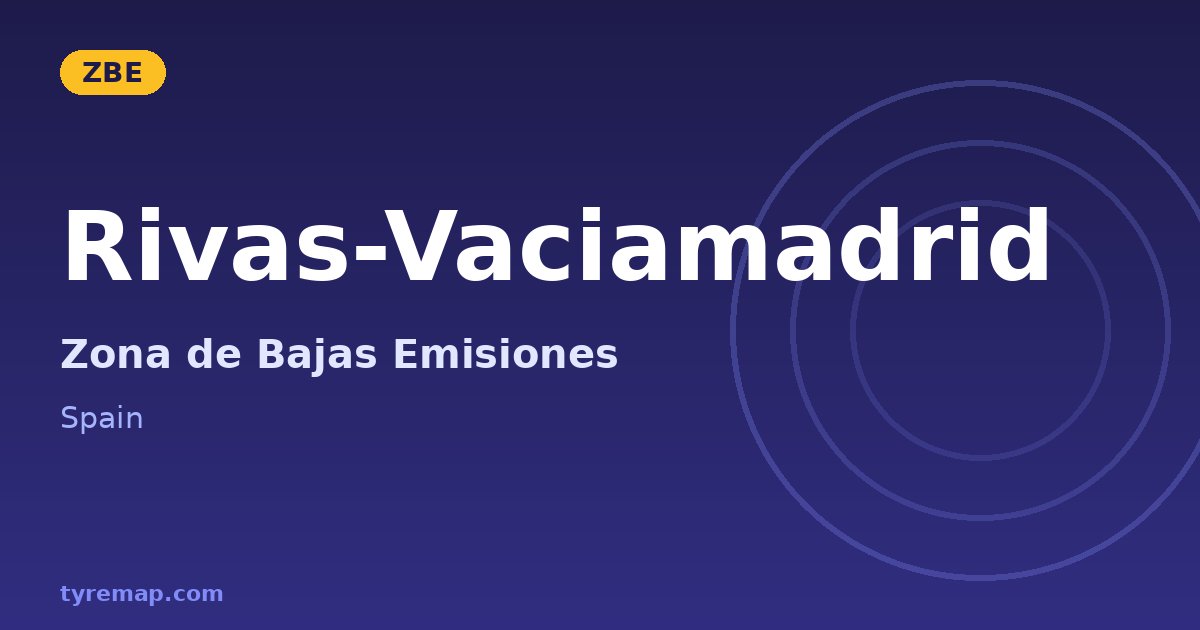 Zona de Bajas Emisiones in Rivas-Vaciamadrid