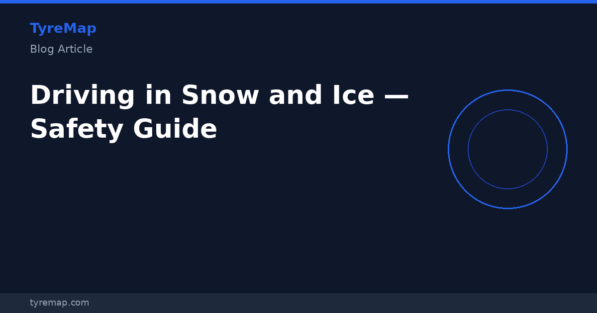 Driving in Snow and Ice 2026 — Safety Guide + Country Requirements ...