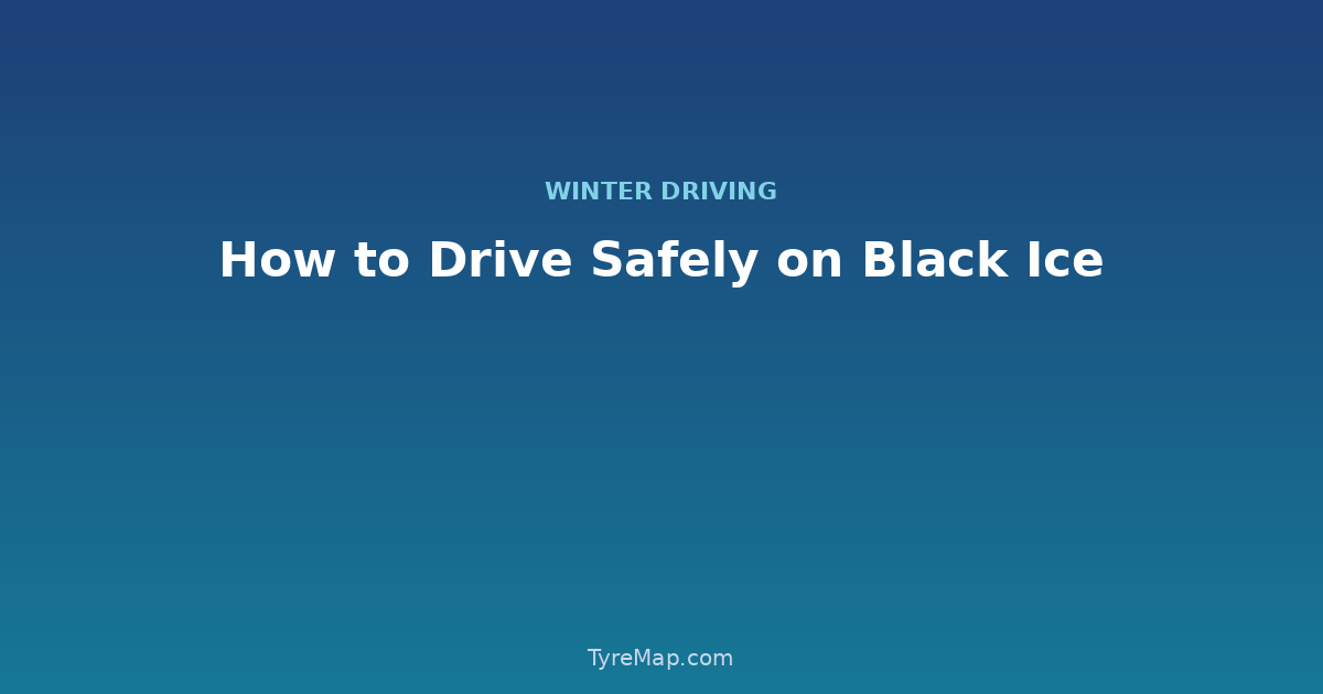 How to Drive Safely on Black Ice (Updated 2026) | TyreMap