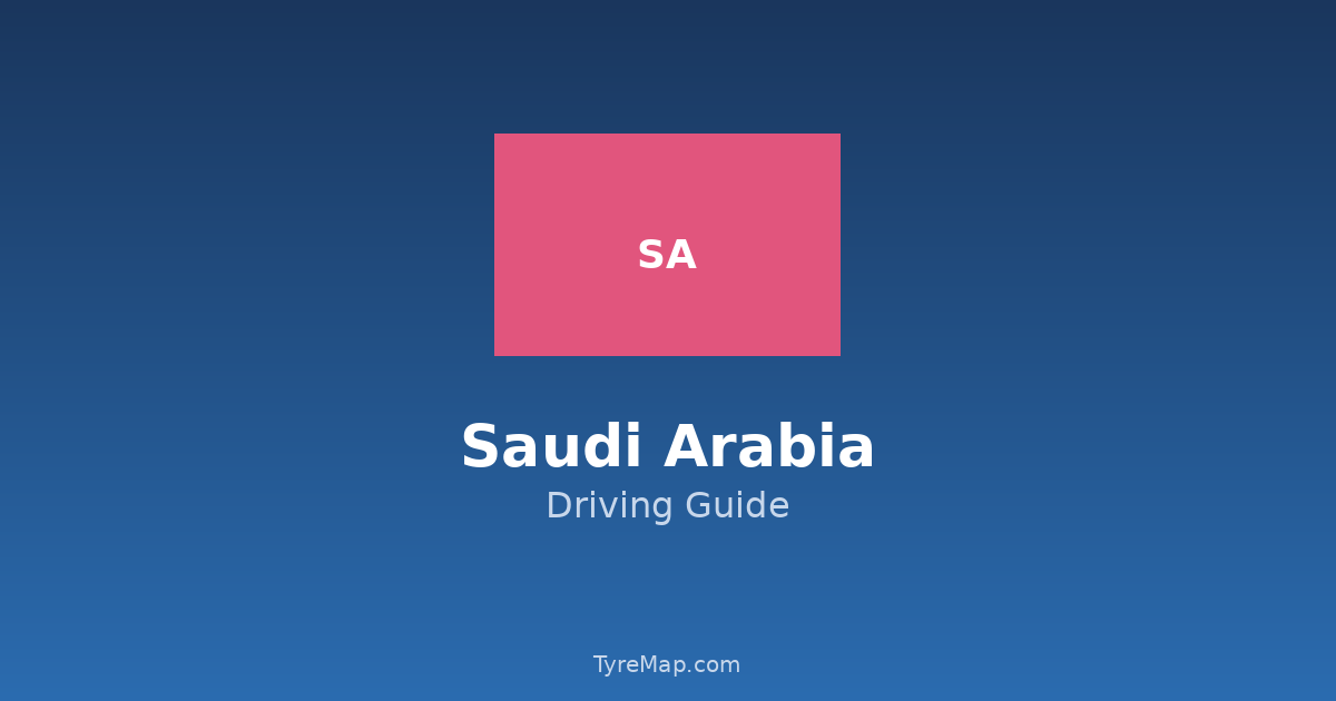 Saudi Arabia Tyre Rules 2026: Age Beats Tread Depth | TyreMap